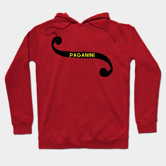 Paganini f Hole Hoodie by ClassicalMusicians